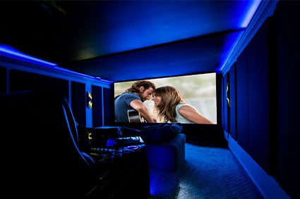 MASSIVE 179” Screen w/ 177 Speaker Drivers & 10,000 Lumens! Sony, MartinLogan, JL Audio