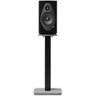 Sonus Faber Sonetto II G2 Bookshelf Loudspeaker - Black - single speaker on stand front view