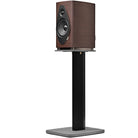 Sonus Faber Sonetto II G2 Bookshelf Loudspeaker - Wenge - single speaker on stand three-quarter view