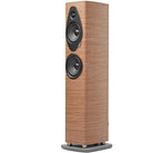 Sonus Faber Sonetto III G2 Floorstanding Loudspeaker - Walnut - single speaker three-quarter view