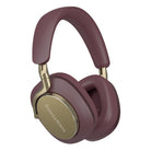 Bowers & Wilkins Px8 Wireless Over-Ear Headphones - Royal Burgundy - angled front view