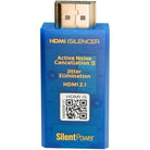 iFi HDMI iSilencer - HDMI Noise Filter with Surge Protection up close view of bottom