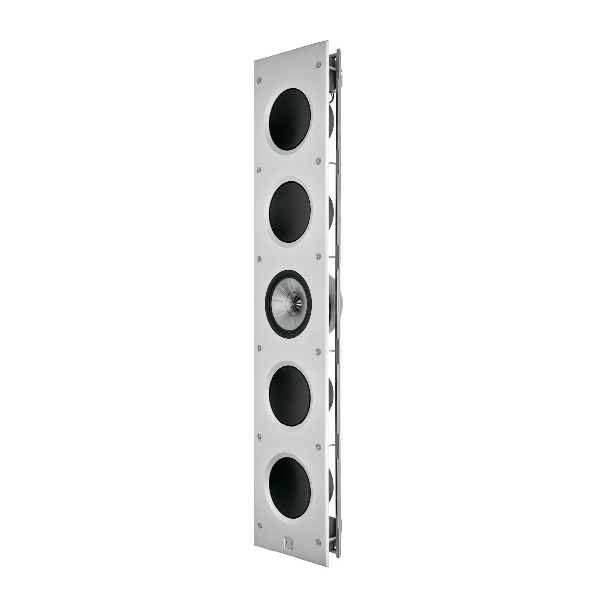 KEF Ci5160RL-THX Extreme In-Wall THX Ultra2 Speaker - Silver - Each - angled front view