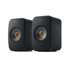 KEF LSX II Wireless HiFi Speakers - angled front view