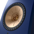 KEF LSX II Wireless HiFi Speakers - Cobalt Blue - close-up of drivers