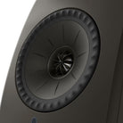 KEF LSX II LT Wireless HiFi Powered Bookshelf Speakers Graphite Grey close-up of Uni-Q driver