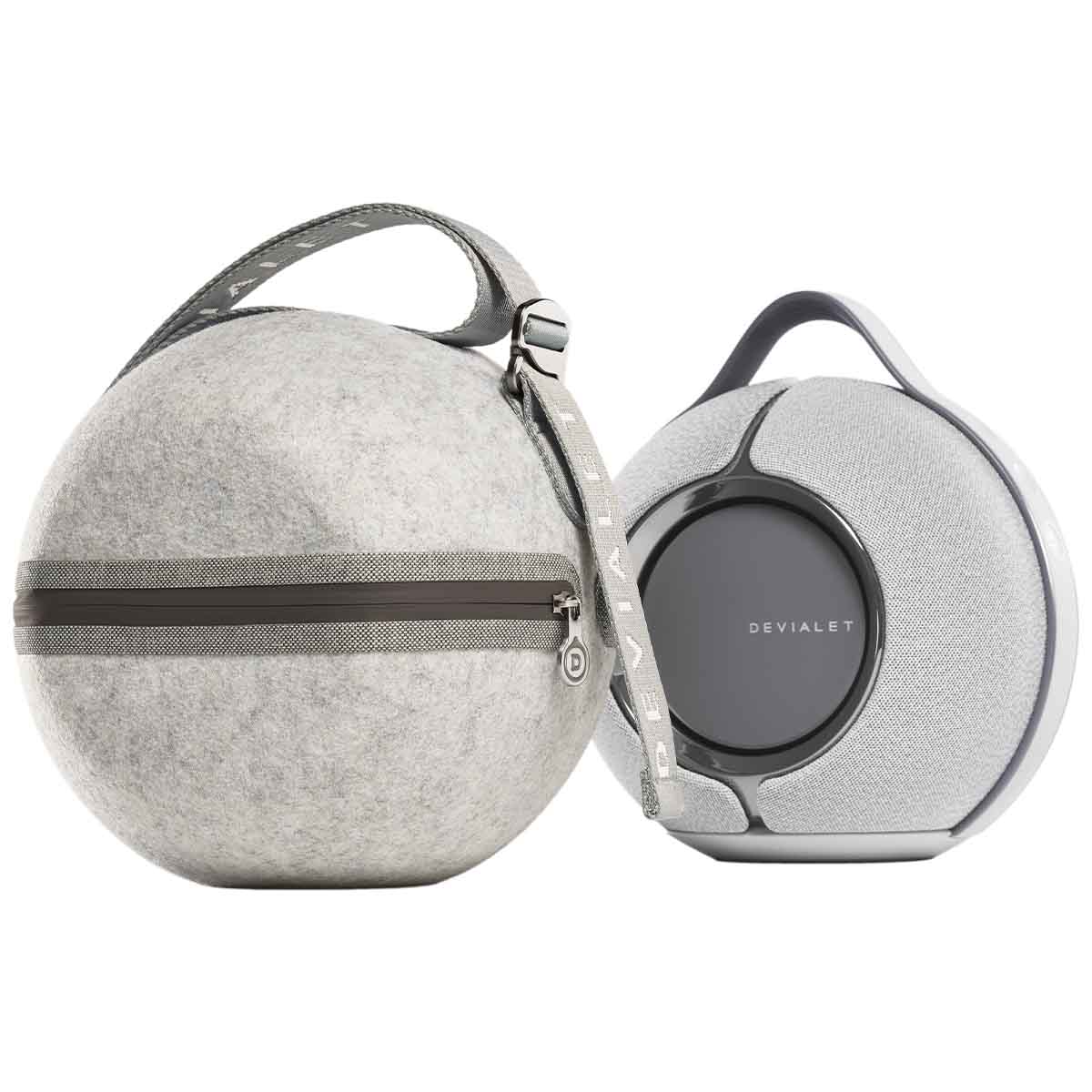 Devialet Mania Cocoon Light Grey - next to Mania