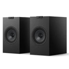 KEF Q1 Meta Bookshelf Speakers - Pair black front view