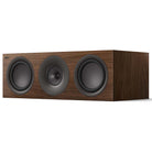 KEF Q6 Meta LCR Speakers - Each walnut front view