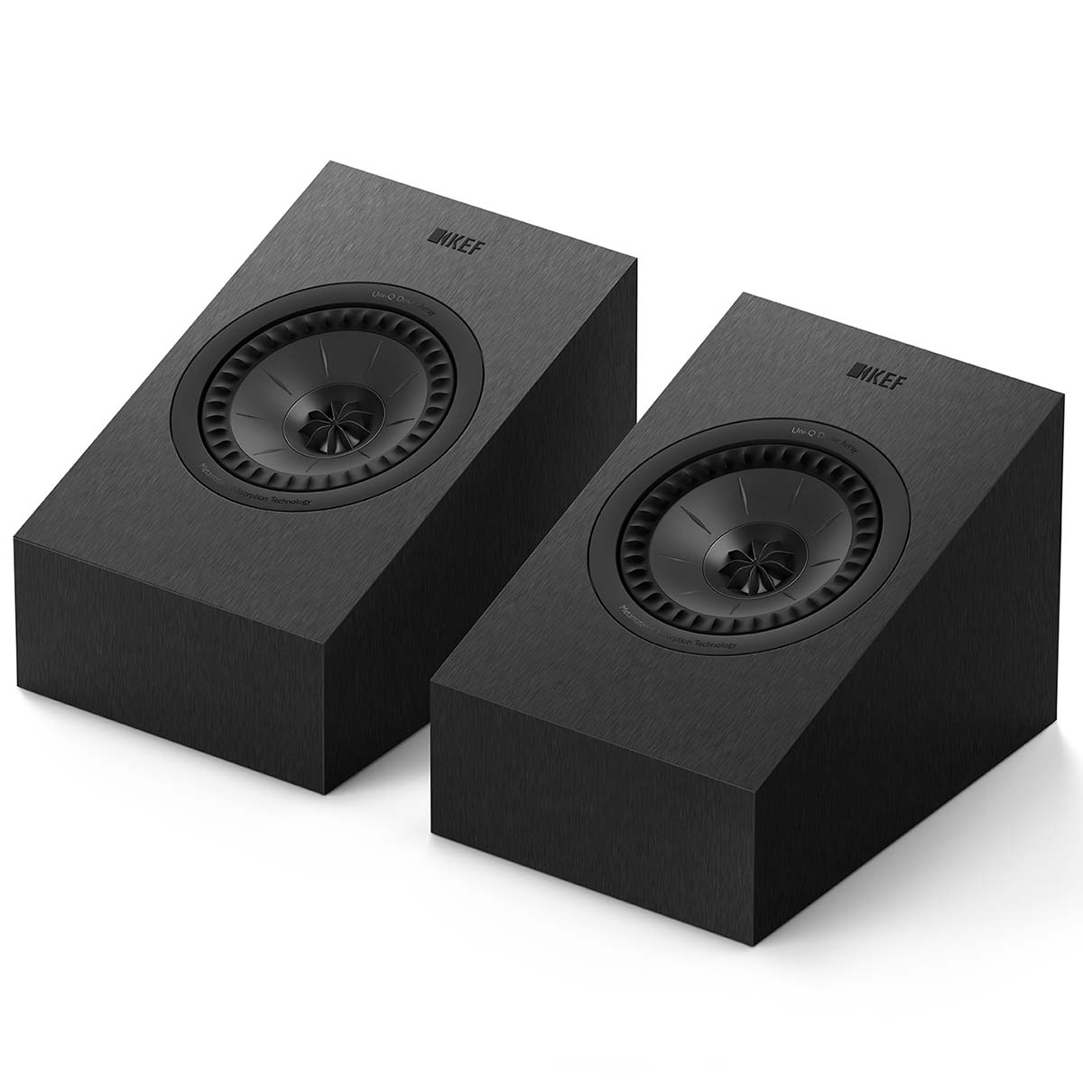 KEF Q8 Meta Atmos Speakers - Pair black front view