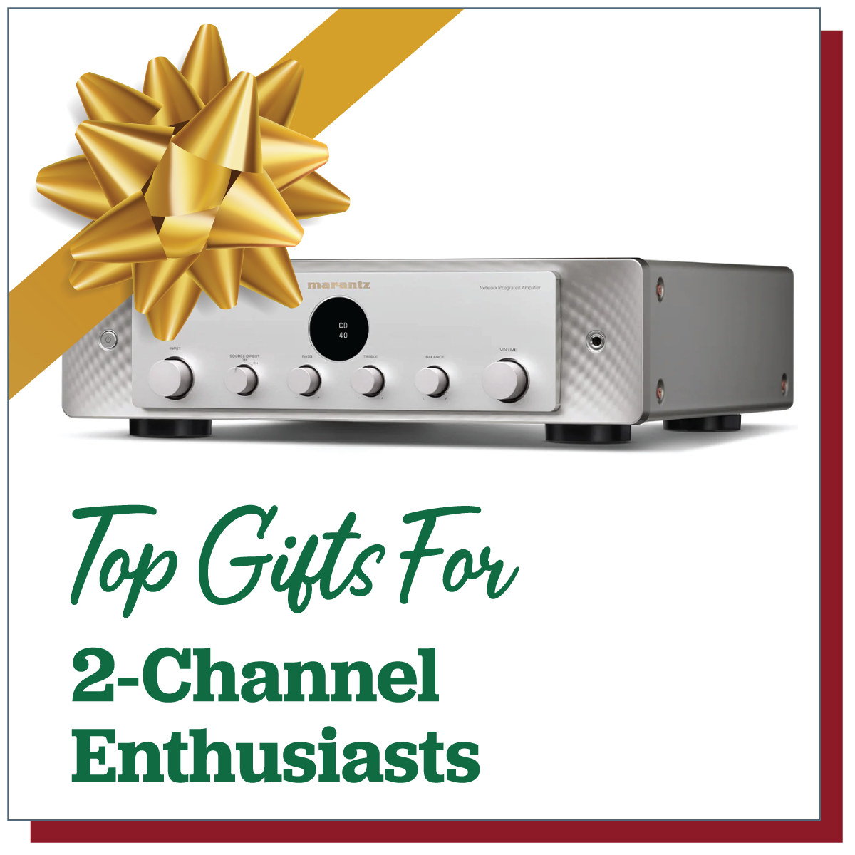 Top Gifts for 2-Channel Enthusiasts