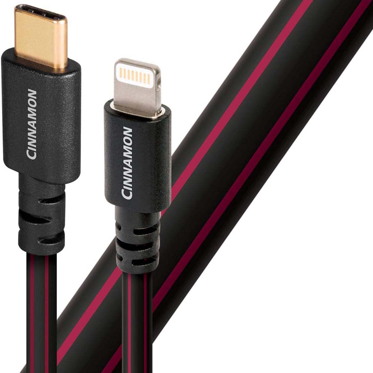 AudioQuest Cinnamon USB-C > Lightning High-Definition Digital Audio Cable Terminations view