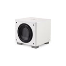 REL Acoustics HT/1003 MKII Subwoofer White three quarter view angled left