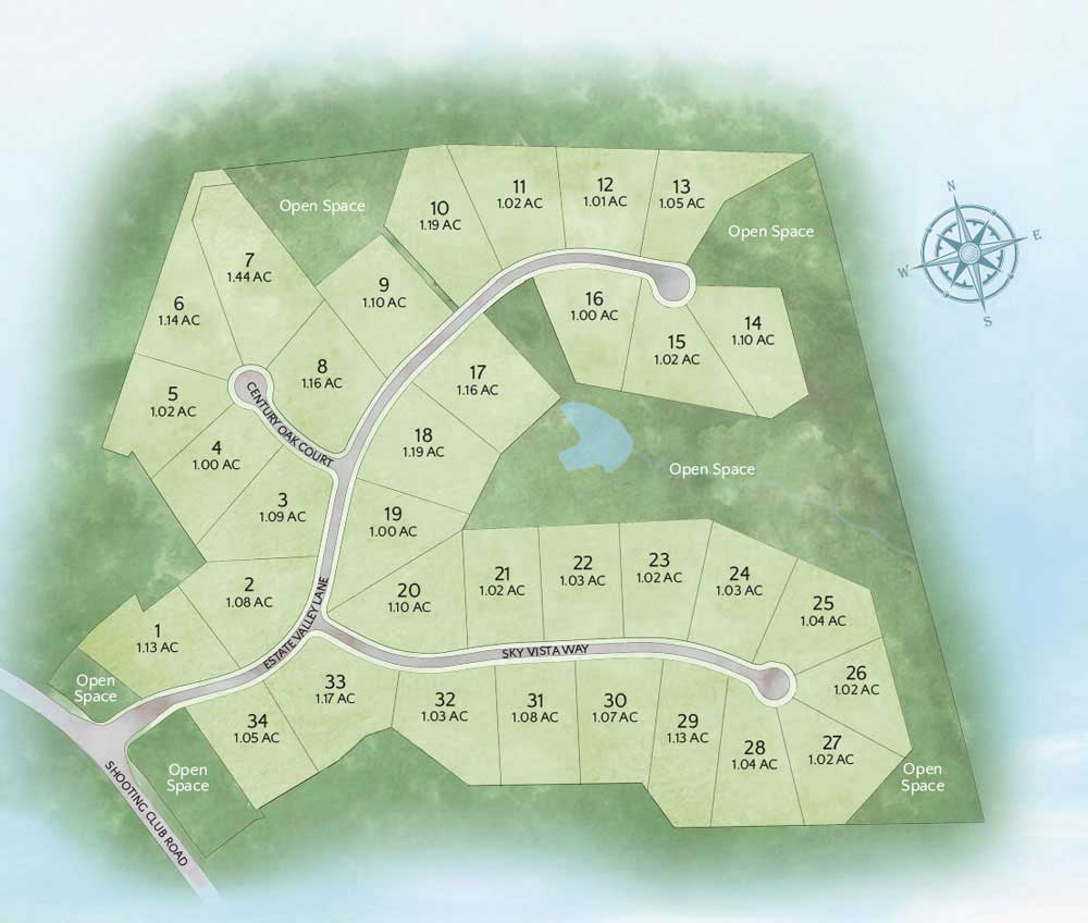 Southern Hills Estates site plan