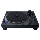 Technics SL-1210GR2 Black Single Rotor Coreless Turntable front and top view angled down