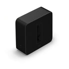 Sonos Sub 4 Wireless Subwoofer - Black top and front view angled down and right