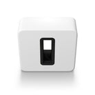 Sonos Sub 4 Wireless Subwoofer - White top and front view angled down