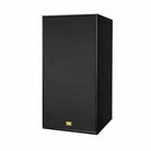 Wharfedale Super Linton Speaker - single without stand - black with grille - angled front view