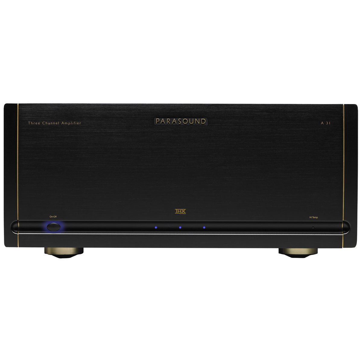 Parasound Halo A31 Three-Channel Power Amplifier front view