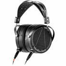 Audeze LCD-2 Classic with economy case Leather Free with Adapter front view angled right