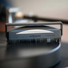 AudioQuest Silver Anti-Static Record Brush in use