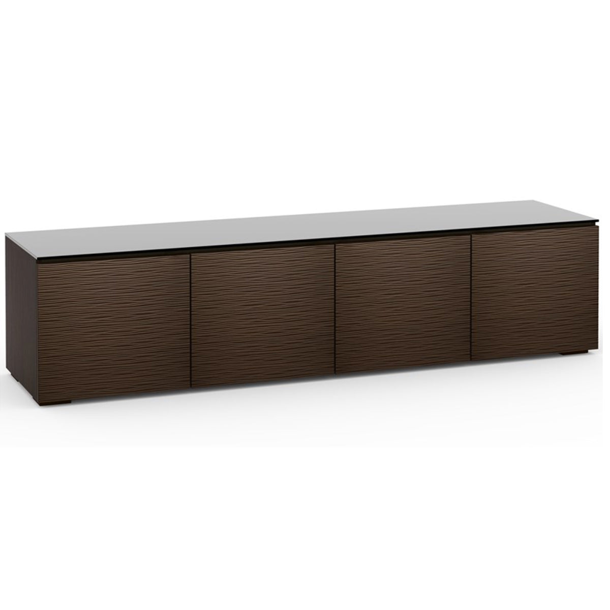 Salamander Designs Berlin 247 Quad-Width AV Cabinet - Textured Wenge- front view