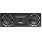 MartinLogan XT C100 center channel speaker front view in black without grilles