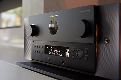 Marantz CINEMA 30 in black with front panel open