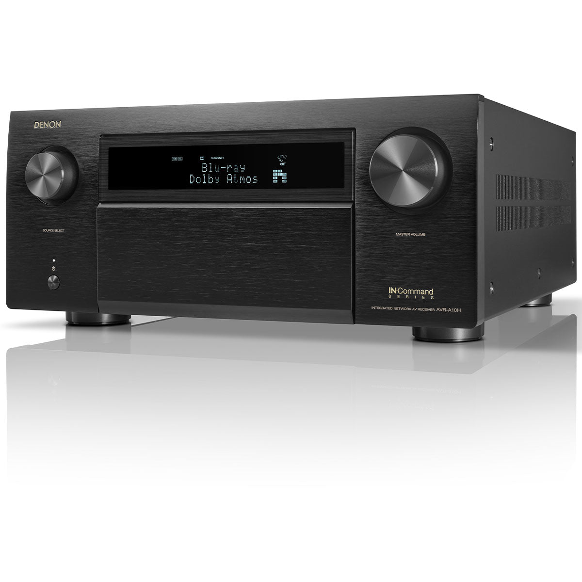 Denon AVR-A10H 13.4 Channel 8K AV Amplifier angled front right view