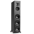 MartinLogan Motion XT F200  Floorstanding Speaker in black, angled view without grilles