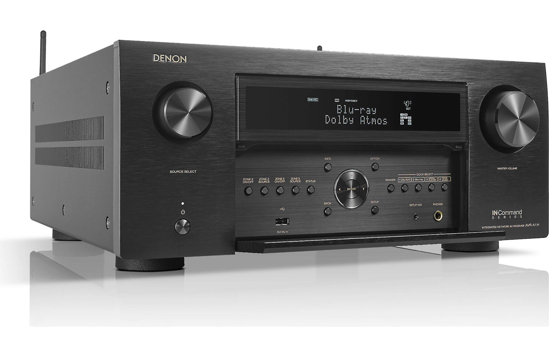 Denon AVR A1H Front Angle Door Open