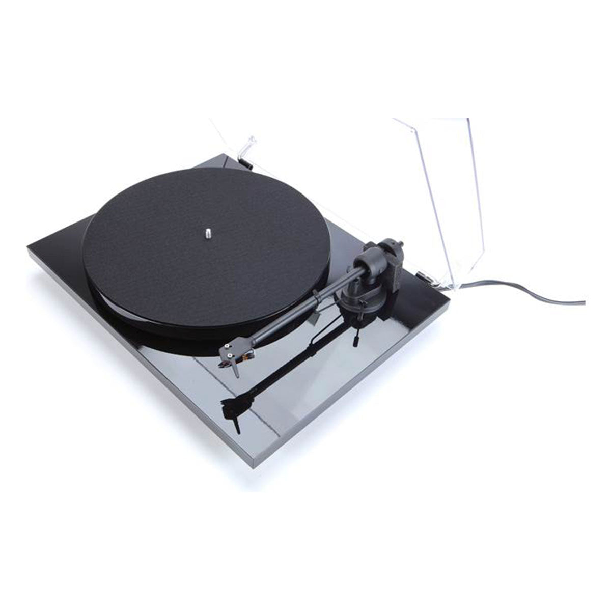 Pro-Ject E1 - left angled side view in black