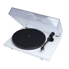 Pro-Ject E1 - angled side view in white