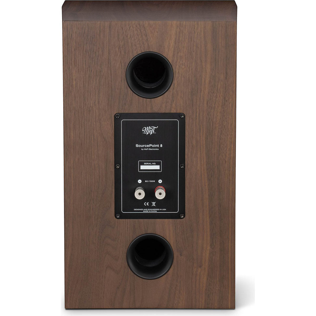 SourcePoint 8 Single in Walnut Rear View