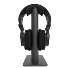 Kanto H2 Premium Universal Headphone Stand front with headphones example