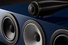 Detail view of Bowers & Wilkins HTM71 S3 Signature center channel speaker in Midnight Blue