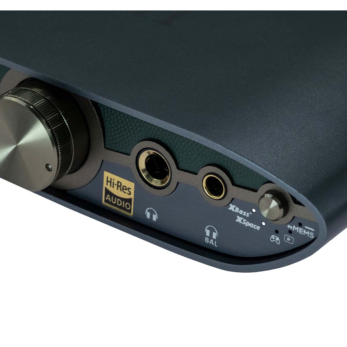 iFi Audio Zen CAN 3 Headphone Amplifier - front components zoomed view