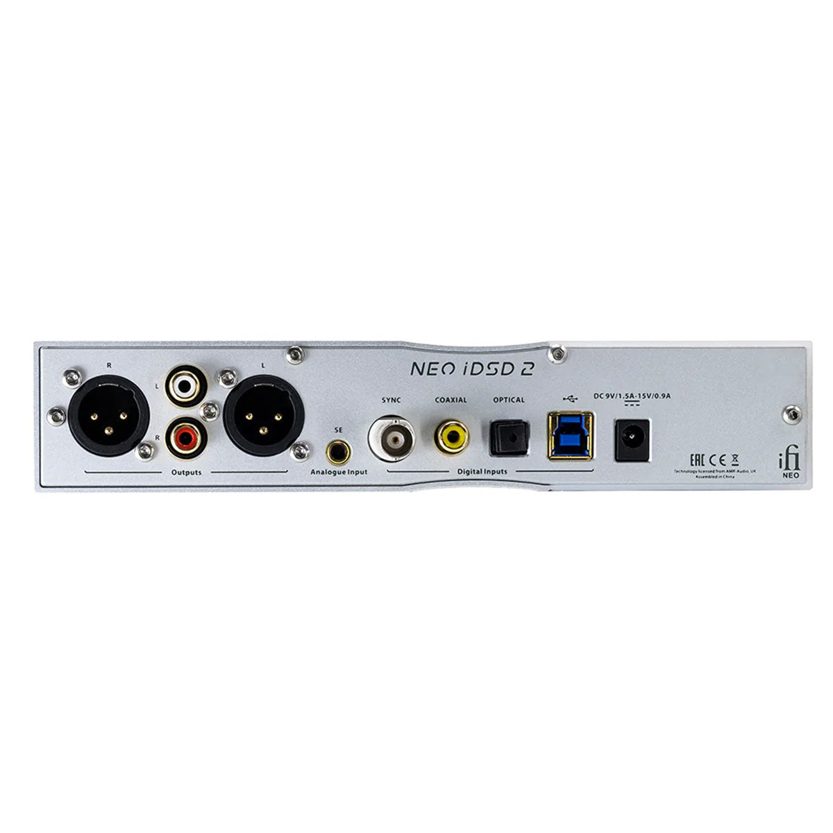 iFi NEO iDSD 2 Bluetooth DAC/Amp Back view