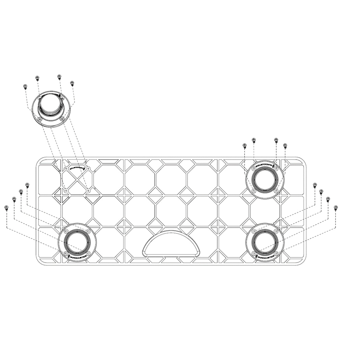 IsoAcoustics Stage 1 Board Isolation Platform