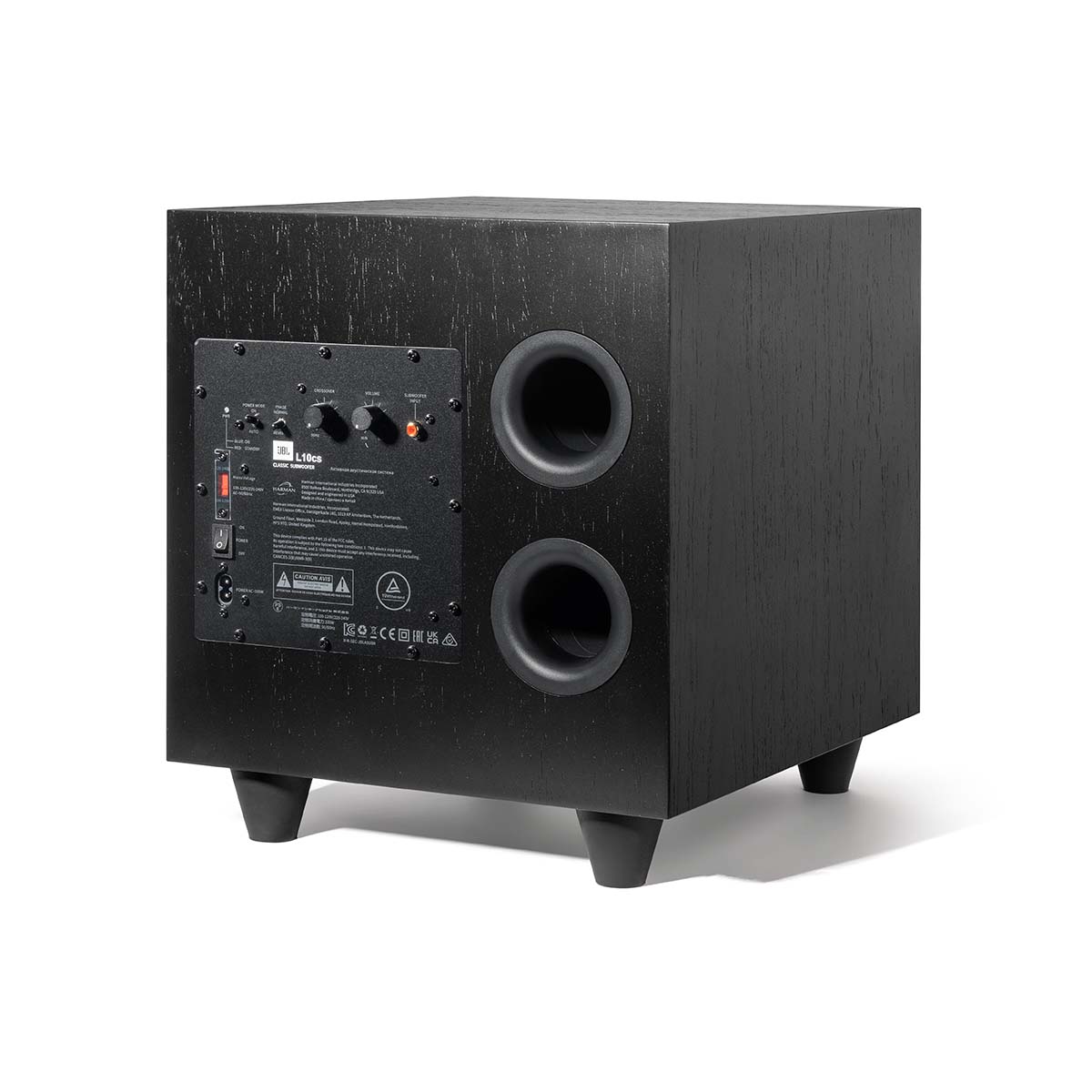 JBL L10cs Classic Series Subwoofer - Black right rear view