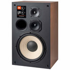 JBL L100 Classic MKII Loudspeaker Orange angled right front view without grille