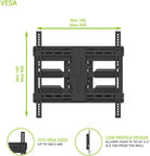 Kanto LX600SW Articulating Mount folded