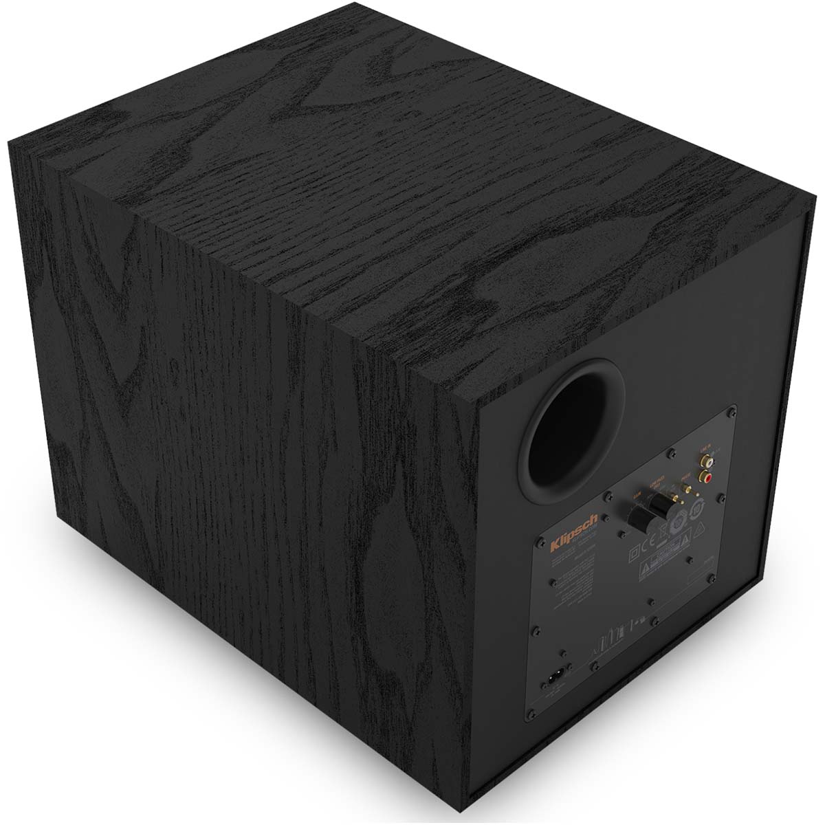 Klipsch R-101SW Subwoofer angled rear view