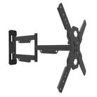 Kanto PS400SG Stainless Steel Full Motion Single Stud Outdoor TV Mount for 30” – 70” TVs Front left view