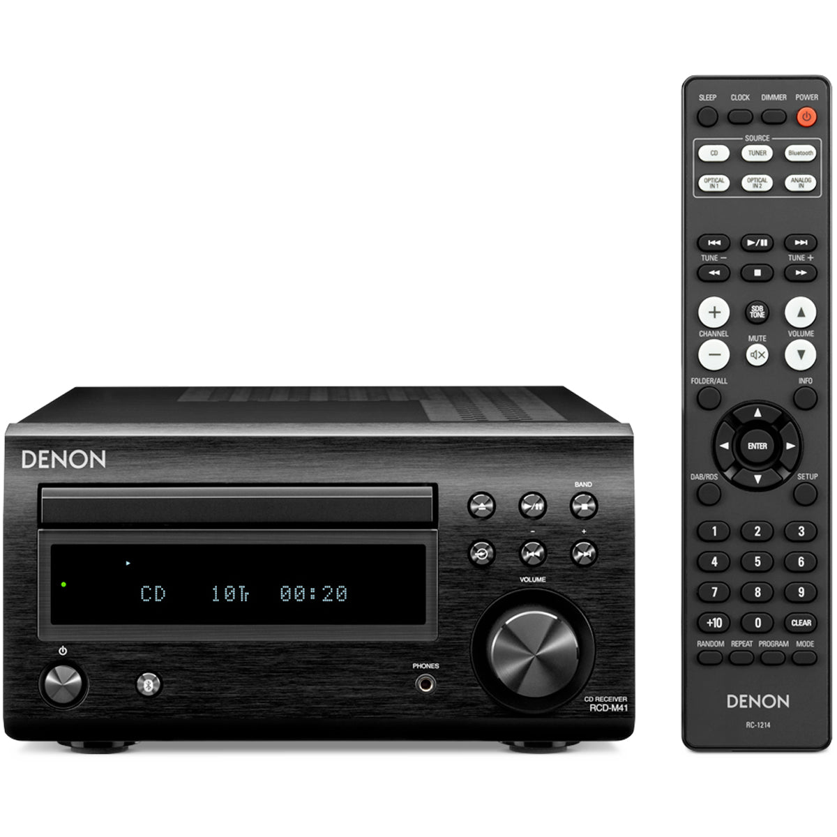 Denon D-M41 System with Bluetooth FM/AM Tuner CD Player