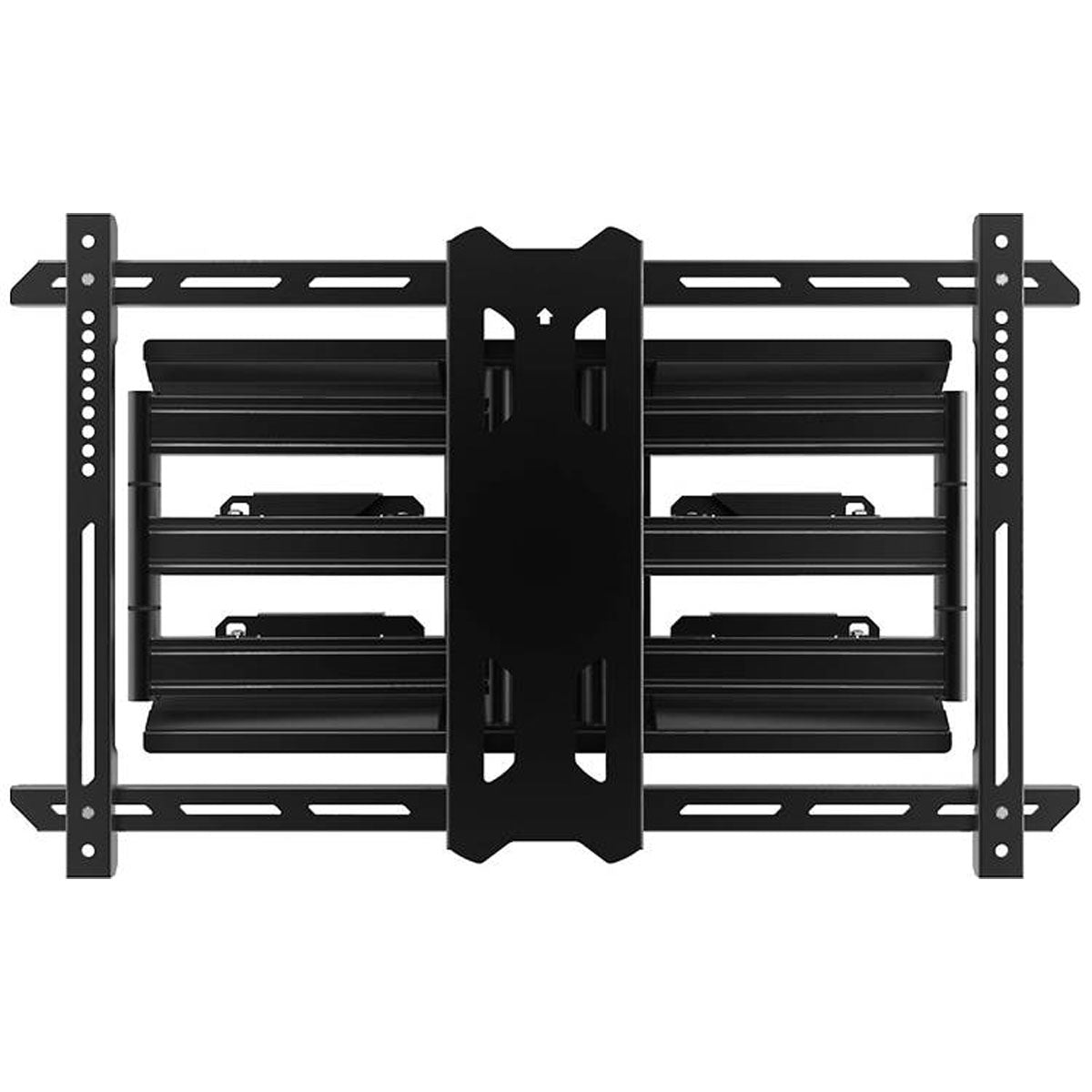 Kanto PDX650SG Stainless Steel Full Motion Dual Stud Outdoor TV Mount for 37” – 75” TVs Front folded view