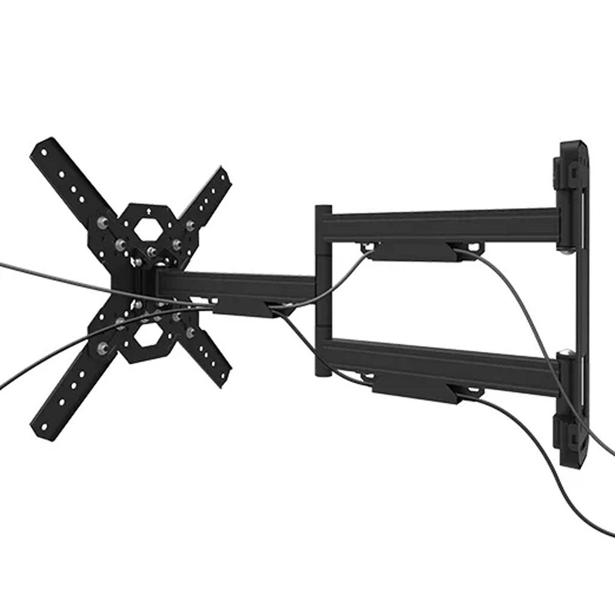 Kanto PS400SG Stainless Steel Full Motion Single Stud Outdoor TV Mount for 30” – 70” TVs Cable management