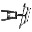 Kanto PDX650SG Stainless Steel Full Motion Dual Stud Outdoor TV Mount for 37” – 75” TVs Front left view