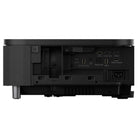 Epson LS800 UST Projector - Black - side view of inputs