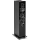 Sonus Faber Lumina V Floorstanding Speaker - Black - Each - angled front view without grille